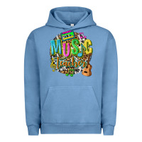 Pigment Pebble Blue music teacher Urban Hoodie - texasbilliewilder