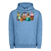 Pigment Pebble Blue music teacher coffee cups Urban Hoodie - texasbilliewilder