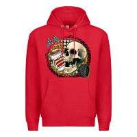 Red race skull Premium Hoodie - Zillion Design Studio