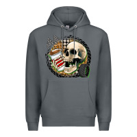 Rock race skull Premium Hoodie - Zillion Design Studio