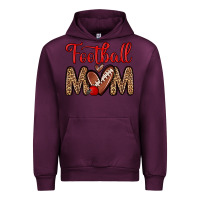 Mauve Wine football mom Urban Hoodie - Zillion Design Studio