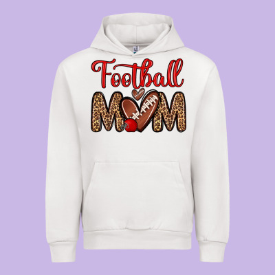 Football Mom Urban Hoodie Designed By Zillion Design Studio