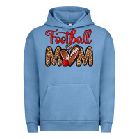 Pigment Pebble Blue football mom Urban Hoodie - Zillion Design Studio