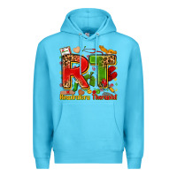 Ocean Blue respiratory therapist juneteenth Premium Hoodie - Zillion Design Studio