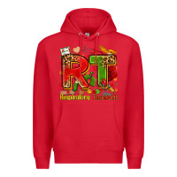 Red respiratory therapist juneteenth Premium Hoodie - Zillion Design Studio
