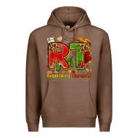 Chestnut respiratory therapist juneteenth Premium Hoodie - Zillion Design Studio