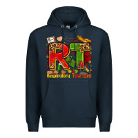 Navy respiratory therapist juneteenth Premium Hoodie - Zillion Design Studio