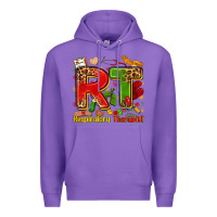 Purple respiratory therapist juneteenth Premium Hoodie - Zillion Design Studio