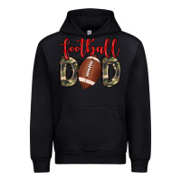 Black football dad Urban Hoodie - Zillion Design Studio