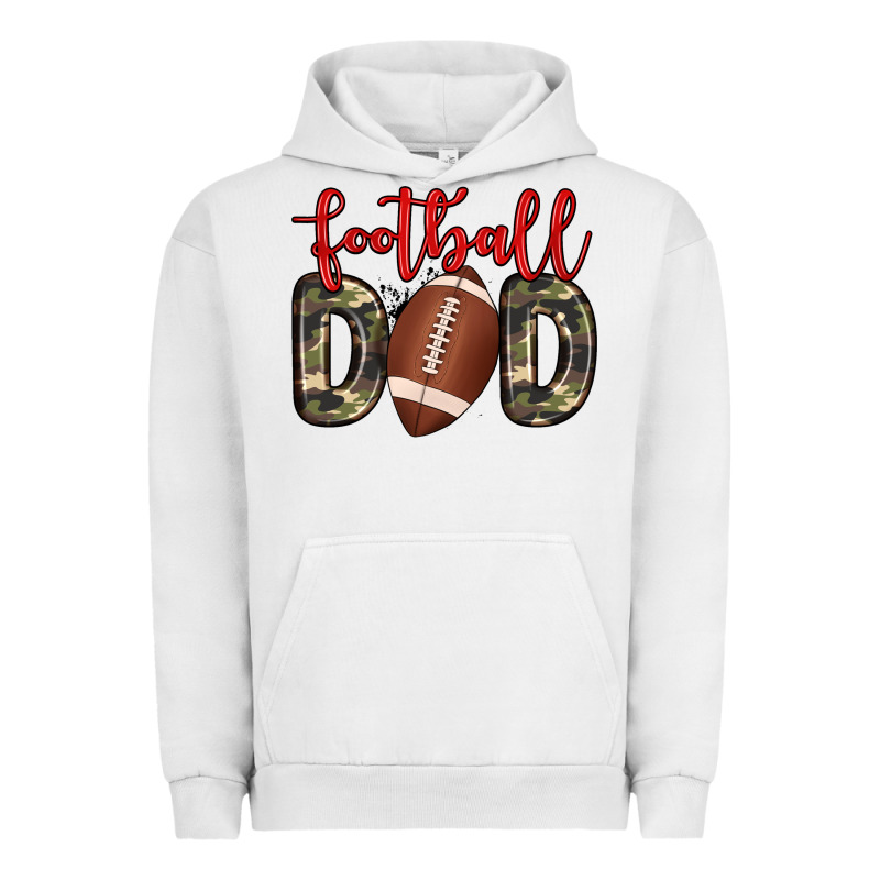 Football Dad Urban Hoodie by Zillion Design Studio | Teevron