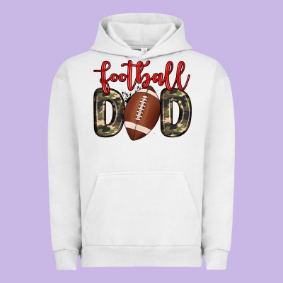 Football Dad Urban Hoodie Designed By Zillion Design Studio