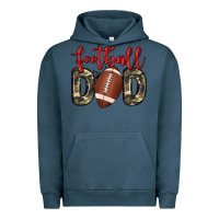 Pigment Midnight Navy football dad Urban Hoodie - Zillion Design Studio