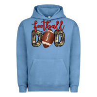 Pigment Pebble Blue football dad Urban Hoodie - Zillion Design Studio