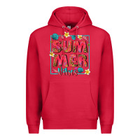 Cardinal summer  vibes Premium Hoodie - texasbilliewilder