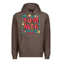 Coffee summer  vibes Premium Hoodie - texasbilliewilder