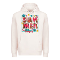 Pale Pink summer  vibes Premium Hoodie - texasbilliewilder
