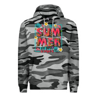 Slate Camo summer  vibes Premium Hoodie - texasbilliewilder