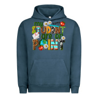 Pigment Midnight Navy my student are on point Urban Hoodie - texasbilliewilder