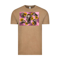 Baby Elephant Sunflowers Kid's Bottle Vintage Tee | Teevron