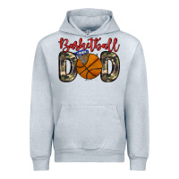 Heather Grey basketball dad Urban Hoodie - Zillion Design Studio