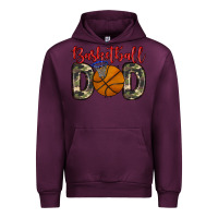 Mauve Wine basketball dad Urban Hoodie - Zillion Design Studio