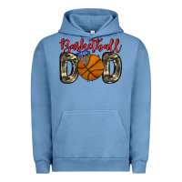 Pigment Pebble Blue basketball dad Urban Hoodie - Zillion Design Studio