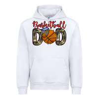 White basketball dad Urban Hoodie - Zillion Design Studio