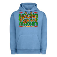 Pigment Pebble Blue nacho average teacher Urban Hoodie - texasbilliewilder
