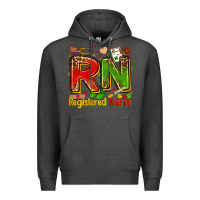 Charcoal Heather registered nurse juneteenth Premium Hoodie - Zillion Design Studio