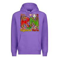 Purple registered nurse juneteenth Premium Hoodie - Zillion Design Studio