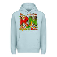 Blue Mist registered nurse juneteenth Premium Hoodie - Zillion Design Studio