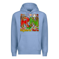 Colony Blue registered nurse juneteenth Premium Hoodie - Zillion Design Studio