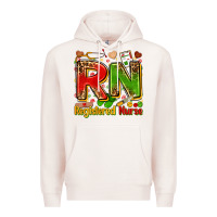 Pale Pink registered nurse juneteenth Premium Hoodie - Zillion Design Studio