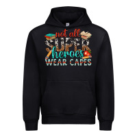 Black not all superheroes wear capes with books Urban Hoodie - texasbilliewilder