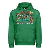 Emerald not all superheroes wear capes with books Urban Hoodie - texasbilliewilder