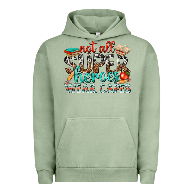 Not All Superheroes Wear Capes With Books Urban Hoodie by texasbilliewilder | Teevron