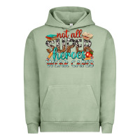 Pigment Oil Green not all superheroes wear capes with books Urban Hoodie - texasbilliewilder