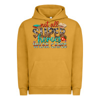 Pigment Peanut Butter not all superheroes wear capes with books Urban Hoodie - texasbilliewilder