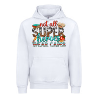 White not all superheroes wear capes with books Urban Hoodie - texasbilliewilder