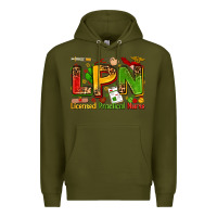 Army Green licensed practical nurse Premium Hoodie - Zillion Design Studio