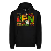 Black licensed practical nurse Premium Hoodie - Zillion Design Studio