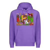 Purple licensed practical nurse Premium Hoodie - Zillion Design Studio