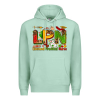 Seafoam licensed practical nurse Premium Hoodie - Zillion Design Studio