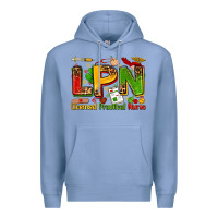 Colony Blue licensed practical nurse Premium Hoodie - Zillion Design Studio