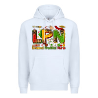 White licensed practical nurse Premium Hoodie - Zillion Design Studio
