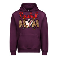 Mauve Wine baseball mom Urban Hoodie - Zillion Design Studio