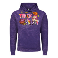 Cloud Purple trıck or treat Vintage Hoodie - AdoDesignShop