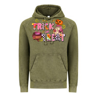 Vintage Olive trıck or treat Vintage Hoodie - AdoDesignShop