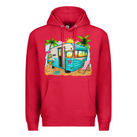 Cardinal summer caravan Premium Hoodie - texasbilliewilder