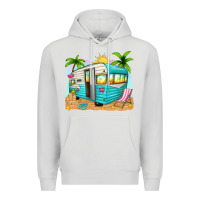 Dove Grey summer caravan Premium Hoodie - texasbilliewilder